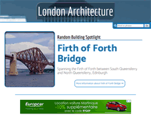 Tablet Screenshot of londonarchitecture.co.uk